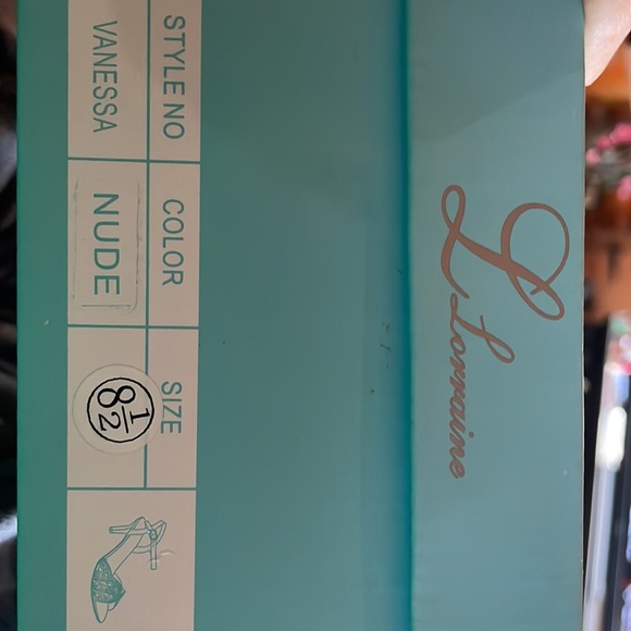 Lauren  Lorraine, style #Vanessa gold sequins,sparkling with a two inch heel - Picture 7 of 11